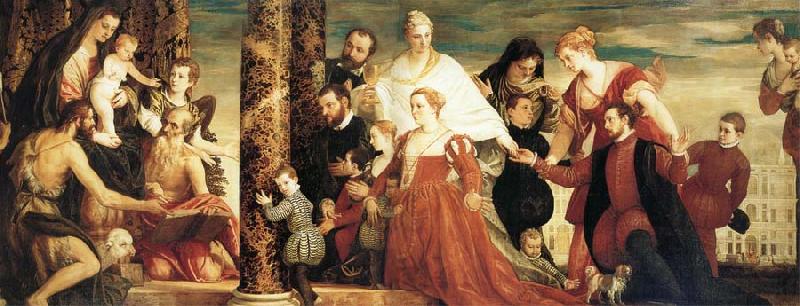 Paolo  Veronese The Madonna of the house of Coccina china oil painting image